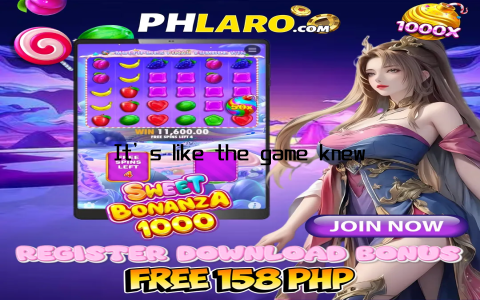 It’s like the game knew it was my time to win